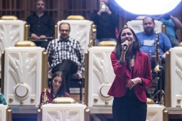 Saksofony i puzony. Na scenie Filharmonii Big Band