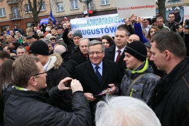 Bronisław Komorowski w Białymstoku: "Mam szczególny sentyment do tego regionu"