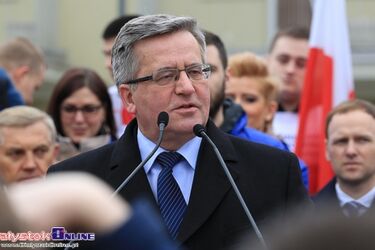 Bronisław Komorowski z wizytą w Podlaskiem 