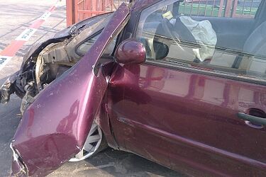 53-latek zginął na miejscu. Stracił panowanie nad autem
