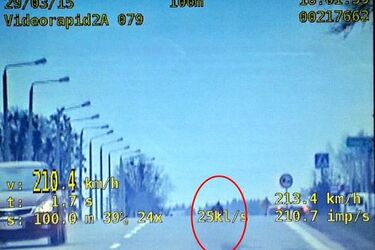 200 km/h i wyprzedzanie z prawej strony. Motocyklista stracił prawo jazdy