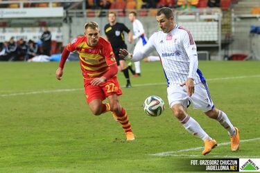 Napastnik Jagiellonii przesunięty do drużyny rezerw