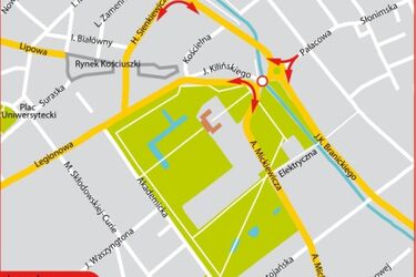 W maju zamknięcie ul. Pałacowej. Szykują się objazdy dla samochodów i autobusów