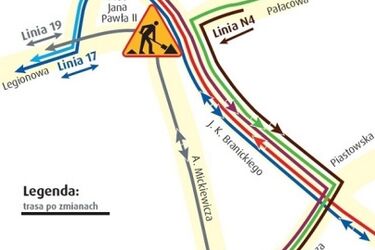 8 linii BKM zmienia trasy. Są przesunięcia przystanków