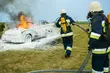 Spłonęły dwa samochody. Możliwe, że to podpalenia