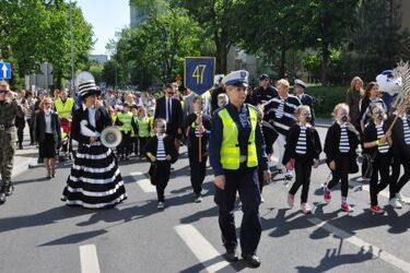Było biało-czarno. Marsz Zebry przeszedł ulicami Białegostoku