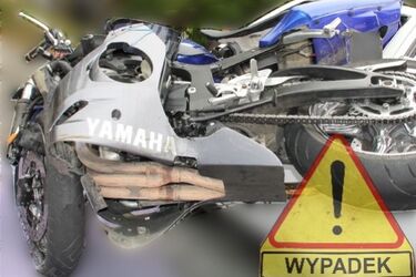 5-latek zderzył się z motocyklistą. Obaj trafili do szpitala