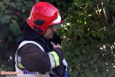 Rozszczelnienie zbiorników z chlorem na stacji paliw