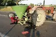 Zderzenie motocykla z ciągnikiem. Nie żyje 26-letni kierowca jednośladu