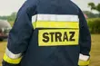Flagi na wozach i jednostkach. Akcja protestacyjna strażaków