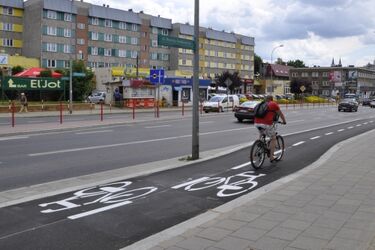 Ścieżka rowerowa wzdłuż ul. Sienkiewicza i Wasilkowskiej już gotowa