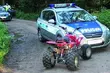 Pijany ojciec wiózł quadem 2,5-letniego syna