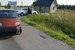 Motocyklista wyprzedzał na zakazie. Zderzył się z matizem