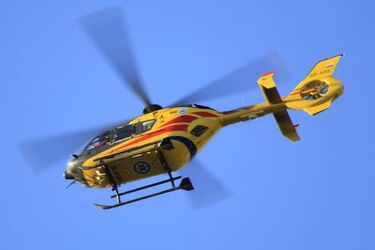 Wypadek na krajowej "ósemce". Helikopter zabrał rannego