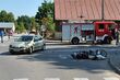 Fiat uderzył w MZ-tkę. Kierowca jednośladu nie żyje 