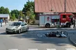 Fiat uderzył w MZ-tkę. Kierowca jednośladu nie żyje 