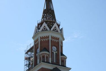 Kolejna konstrukcja na wieży św. Wojciecha. Koniec prac za 3 miesięce
