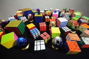 Shakira i Michael Jackson z kilku tysięcy kostek Rubika