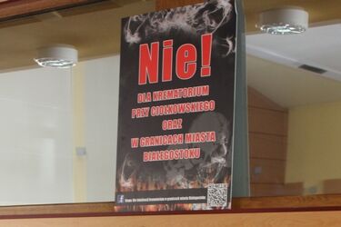 Jest zakaz budowy krematorium przy ul. Ciołkowskiego