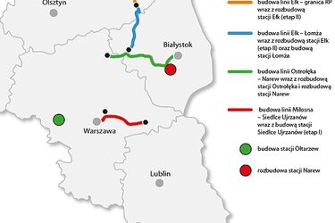 Biegnący przez Podlaskie most energetyczny Polska - Litwa otwarty