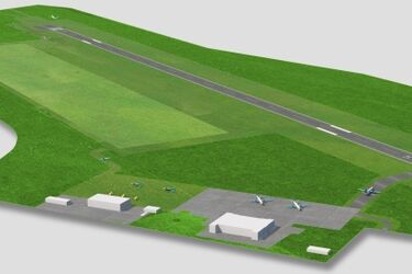 Lotnisko na Krywlanach. Pierwszy samolot w 2018 r.