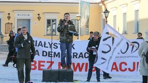 Drugi protest KOD w Białymstoku [ZDJĘCIA]