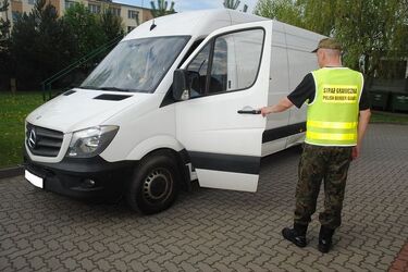 Mercedes skradziony w Luksemburgu odzyskano w Gibach