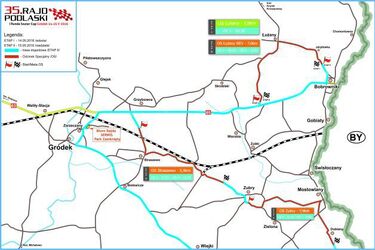 35. Rajd Podlaski: Trasa już znana, są też ważne informacje dla kibiców