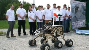 Studenci Politechniki Białostockiej zaprezentowali najnowszy łazik marsjański