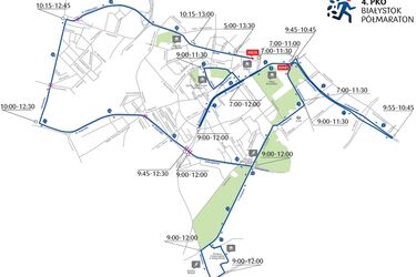 Sobota i niedziela pod znakiem biegów. Nieprzejezdne ulice, objazdy BKM 