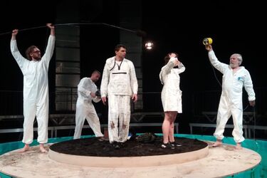 Cztery żywioły w Teatrze Dramatycznym. "Exodus 2.0" jak gra