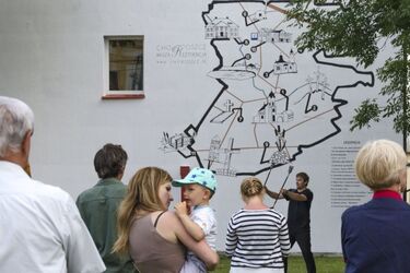 Kolejny mural na Podlasiu. Odsłonięto wielkoformatową grafikę