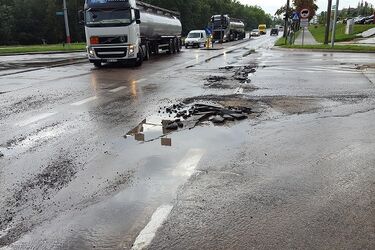 Skutki ulewy. Podtopione piwnice, połamane drzewa, zniszczony asfalt [ZDJĘCIA]