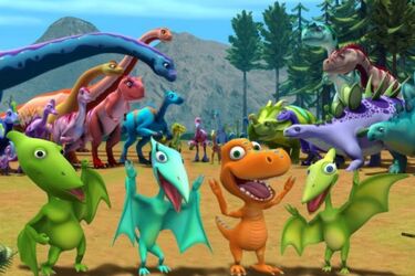 "Dinopociąg" bawi i uczy podczas Filmowych Poranków dla małych kinomanów