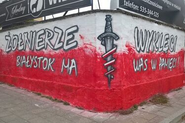 Przechodniu, powiedz Polsce... Nowy, patriotyczny mural w Białymstoku