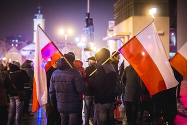 Uczcili odzyskanie niepodległości marszem. Bez polityki się nie obyło