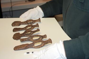 Twierdziła, że średniowieczne topory bojowe chce przerobić na kuchenne noże