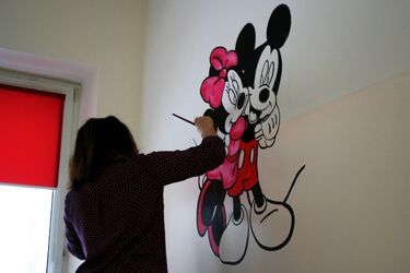Nowe oblicze dziecięcych szpitalnych sal. Na ścianach pojawiły się postacie z bajek