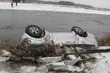 Samochód zanurzony w rzece Narew. Nie ma informacji o kierowcy