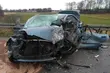 Wypadek w okolicy Łap. Droga jest zablokowana, wyznaczono objazdy