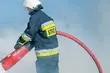 Pożar w domu niedaleko Michałowa. Wybuchła butla z gazem