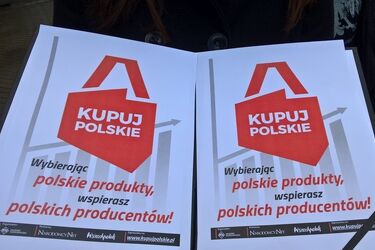 Patriotyzm można okazać też w sklepie. Wszechpolacy namawiają: "Kupuj polskie!"