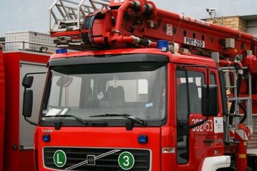 Ewakuacja budynku białostockiego oddziału PGE