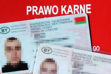 Jeden mężczyzna i dwa podrobione "prawka"