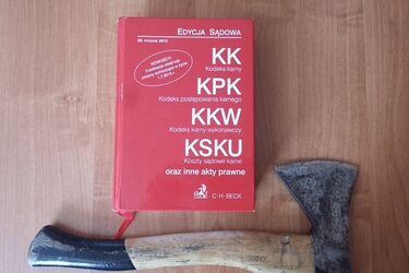 Wyładował swoją złość przy pomocy siekiery