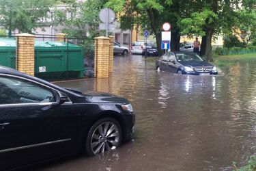 Burza nad Białymstokiem. Są utrudnienia w ruchu  