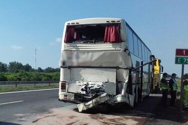Wypadek autokaru wiozącego dzieci z Podlasia na wakacje