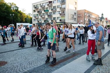 Rolkarze przejechali 21 kilometrów. Bawili się w rytm hitów z najdalszych zakątków globu