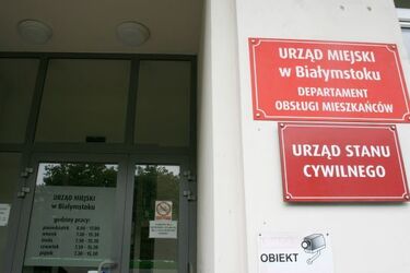 Departament Obsługi Mieszkańców i USC w sobotę będą czekały na zabieganych białostoczan