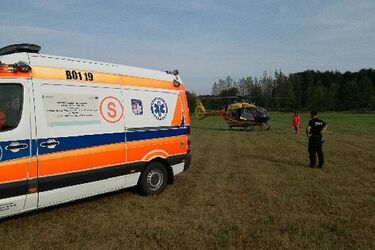 63-latka z Grabarki zabrał helikopter